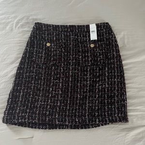 NEW Loft Tweed Pocket Shift Skirt